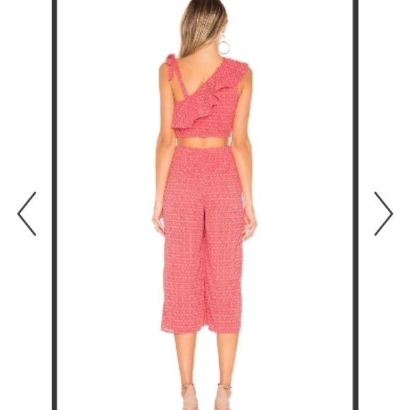 Tularosa Revolve Belle Jumpsuit in Coral size Small - Picture 5 of 13